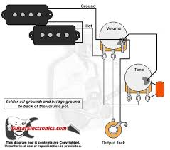 If each pickup is 6kohm in value, the resulting. P Bass Style Wiring Diagram