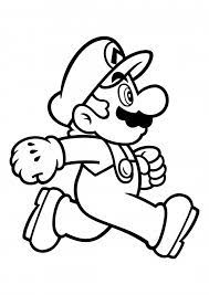 Super mario running and holding turtle coloring page free. Mario Is Running Coloring Pages Super Mario Coloring Pages Colorings Cc