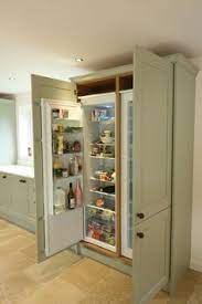 Do not put the fridge on the carpet directly. 13 Integrated Fridge Ideas In 2021 Kitchen Design Integrated Fridge Home Kitchens