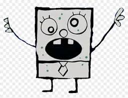 If you can draw a rectangle, you can draw spongebob! Sponges Drawing Spongebob Squarepants Character Doodlebob Png Clipart 592520 Pikpng