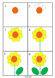 Dix Petites Graines Dessiner Une Fleur Pas A Pas En 2020 Dessin Fleur Bricolage Printemps Maternelle Fleurs Printemps Maternelle
