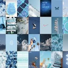 While creating a custom window size can give you just the right look for your art we recomend maintaining a standard outer dimension frame size if you are reselling your matted prints. Violette 4x6 8 5x11 Aesthetic Photo Wall Collage Kit Etsy Photo Collage Photo Wall Collage Blue Aesthetic