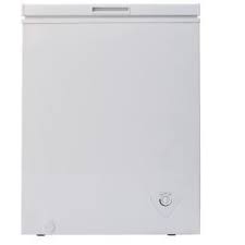 Premium 3 5 Cu Ft Chest Freezer In White Pfr35800m The Home Depot In 2020 Chest Freezer Storage Spaces Freezer Packs