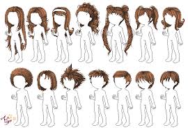 Another chibi girl hairstyles sample: Roliana Hairstyles By Twostar2 On Deviantart