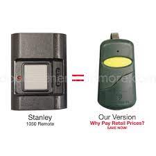 Keep in mind that the remote control will not operate the door until the beam sensor has been attached and. Stanley 1050 105015 Compatible 310 Mhz Slim Visor Garage Door Remote Control