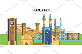 Are you searching for iran icon png images or vector? Iran Yazd City Skyline Architecture Buildings Streets Silhouette Landscape Panorama Landmarks Editable Strokes Flat Design Line Vector Illustration C City Illustration City Icon City Skyline