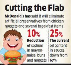 Mcdonalds Goes On A Healthy Diet Reduces Sodium In Its