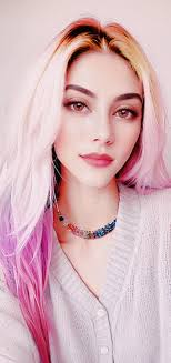 Sparkly hair, don't care. (You can't really tell with the cotton candy hair  one, but its pink and blue glitter) 💙💜💙💜