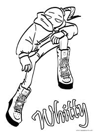 Tons of awesome friday night funkin' hd wallpapers to download for free. Whity In Friday Night Funkin Coloring Pages Friday Night Funkin Coloring Pages Coloring Pages For Kids And Adults