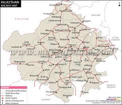 Rajasthan Rail Network Map