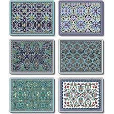 These placemat feature a cork backing for more durability, heat resistance, and table protection. Cinnamon Dubai Cork Backed Placemats Set Of 6pcs