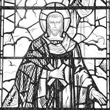 Deirdrecatholic coloring pages for kids to colour. Saint Andrew Catholic Coloring Page