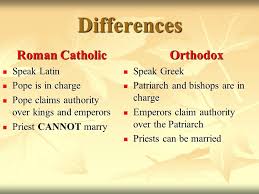 Roman Catholic Vs Orthodox Roman Catholic Orthodox Ppt