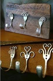Pin By Mary On Cutlery Rustic Diy Projects Cutlery Art Crafts