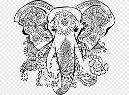 Discover all our printable coloring pages for adults, to print or download for free ! Mandala Coloring Book Elephantidae Autocad Dxf Mandala Elephant Child Vertebrate Png Pngegg