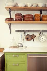 16 Space Saving Tips For Bakers With Small Kitchens Wall Mounted Kitchen Shelves Kitchen Wall Shelves Open Kitchen Shelves