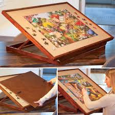 Bits And Pieces Puzzle Table Deluxe Swivel Puzzle Easel Bits And Pieces In 2020 Puzzle Table Jigsaw Puzzle Table Jigsaw Puzzles