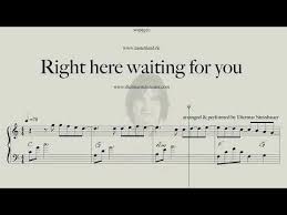 Right Here Waiting For You Youtube In 2020 Right Here Waiting Waiting For You You Youtube