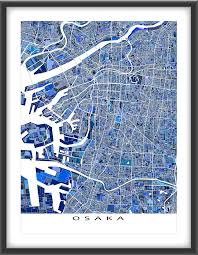 Japan_osaka_map_small.png ‎(235 × 300 pixels, file size: Osaka Map Print Japan Map Art Asia Map Map Design