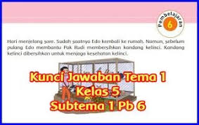 Kunci jawaban buku tantri basa kelas 5 halaman 85. Kunci Jawaban Buku Tema 1 Kelas 5 Kurikulum 2013 Kanal Jabar