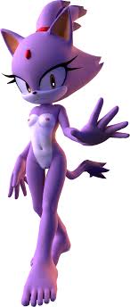 Blaze the cat naked