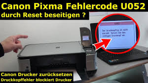 Create the perfect job resume. Canon Pixma Druckkopf Fehler U052 Error Canon Drucker Reset Mit 4k Video Tuhl Teim De