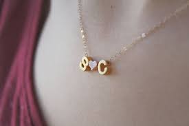 Initial Necklace Love Necklace Initial Heart Necklace Etsy Initial Necklace Initial Necklace Gold Initial Heart Necklace