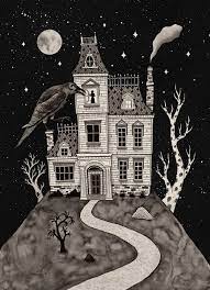 Which Witch Are You Haunted House Drawing Haunted House Tattoo Spooky House