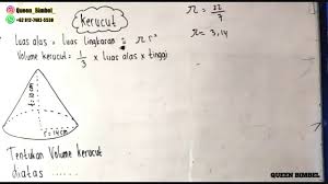 Maybe you would like to learn more about one of these? Volume Kerucut Youtube