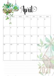 April month also depicts the growing season of. Free Printable April 2021 Calendar Pdf Cute Freebies For You