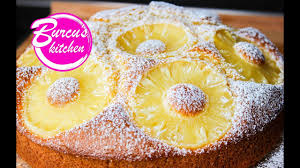 Dieser blechkuchen ist zwar nicht der hingucker, dafür aber einfach und vor allem schnell gemacht und auch bei heißen temperaturen beliebt, weil er nicht zu süß und durch die ananas sehr nach sommer schmeckt. Kokos Ananas Kuchen Rezept Pineapple Cake Recipe Youtube