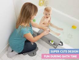 Baby baths and baby bath toys help make bath time safe and fun for newborns, babies and toddlers. Buy Baby Bath Kneeler And Elbow Rest Pad With Pocket Thick Foam Cushioned Support For Bathing Infants Or Toddlers Protects Knee Joints Arms And Ribs Water Resistant Fabric
