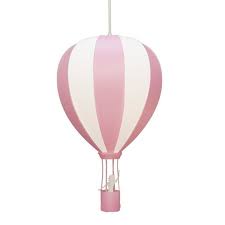 Super thin for ceiling surface mounting or drop ceilings! R M Coudert Hot Air Balloon Ceiling Light Rose Mon3