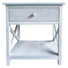 Ideal size for small spaces: One Drawer X Side Table White At Home