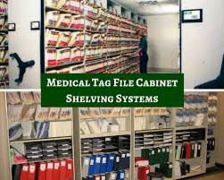 Medical Tag File Cabinet Shelving Systems For Patient Charts