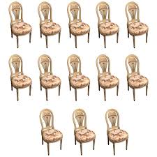 Set Of 13 Balloon Back Dining Chairs By Maison Jansen Dining Room Chairs Antique Dining Room Chairs Dining Chairs