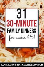 31 Budget Friendly Easy And Cheap Dinner Recipes Cheap Dinner Recipes Large Family Meals Cheap Meals