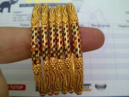 22k Gold India Dubai Bangles Set Wedding Earrings Studs Gold Jewelry Gold Bangles