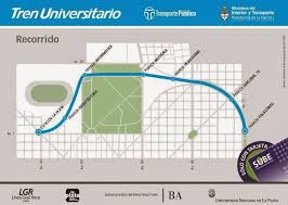 Recorrido Del Tren Universitario La Plata Terminal