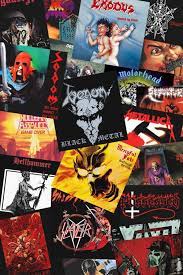 Classic 80 S Metal Vinyl I Have Every Single One Motorheaderdead Metal Albums Rock Poster Art Metal Artwork