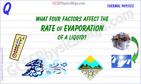 43 Factors Affecting The Rate Of Evaporation Gcsephysicsninja Com