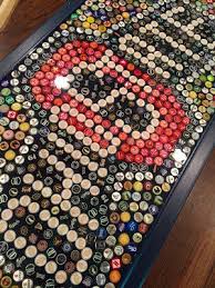 Candacefrances Beer Cap Table Beer Caps Beer Bottle Cap Art