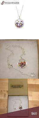 New Catherine Weitzman Small Botanical Necklace Flower Watch Recycled Sterling Silver Weitzman