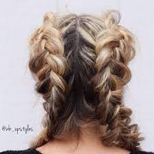 Messy French Braids Dutch Braided Hairstyle Dutch Braid Hairstyles Hair Beauty Wedding Hairstyles