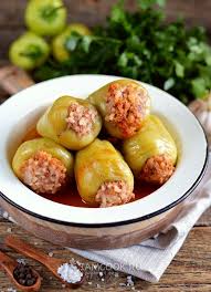 перец фаршированный мясом и рисом пошаговый рецепт с фото Farshirovannyj Perec S Sousom Podlivkoj Recept S Foto Recept Recepty Farshirovannogo Perca Eda Dlya Obeda Eda