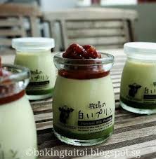 matcha milk pudding 抹茶牛奶布丁 中英食谱教程 green tea recipes asian desserts tea recipes