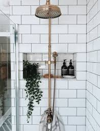 Niche Behind Shower Unit Small Bathroom Decor Home Decor Inspiration House Interior