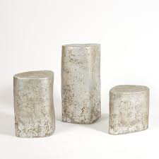 Organic Ceramic End Table Organic Ceramics Silver Leaf Ceramics
