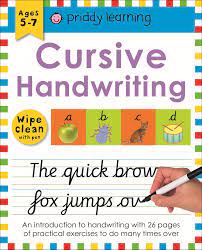 Get it as soon as thu, jun 10. Cursive Handwriting Uk Edition Wipe Clean Workbooks Amazon Co Uk Roger Priddy Books