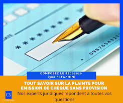 Il s'avère que le paiement de ce chèque est rejeté pour défaut de si la provision de son client est insuffisante, la banque du tireur peut soit payer le chèque (parce qu'elle a passé un accord de découvert avec son. Conseils Juridiques En Ligne By Cerix Sarl Posts Facebook